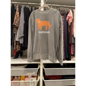 Living Fully Co. by Mallory Ervin Highfalutin Cheetah with Red Nails Sweatshirt